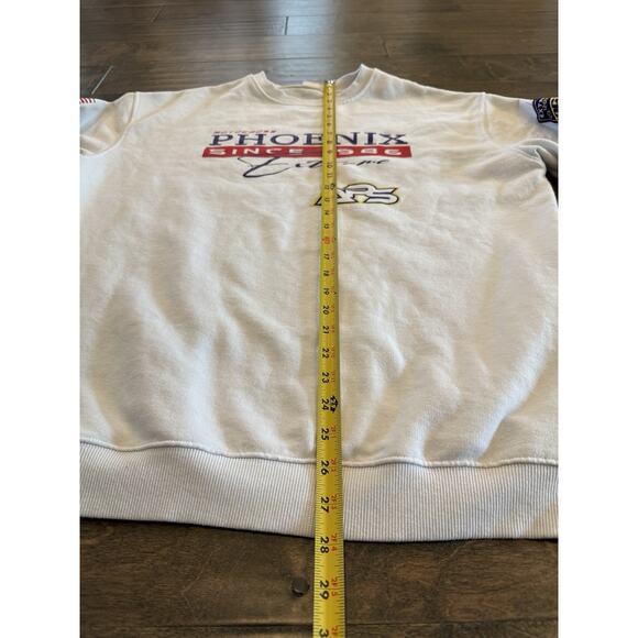 Urban Outfitters White Motocross Phoenix Since 1986 Extreme Hoodie Sweatshirt SM - Picture 8 of 9